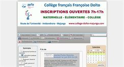 Desktop Screenshot of college-dolto-majunga.com